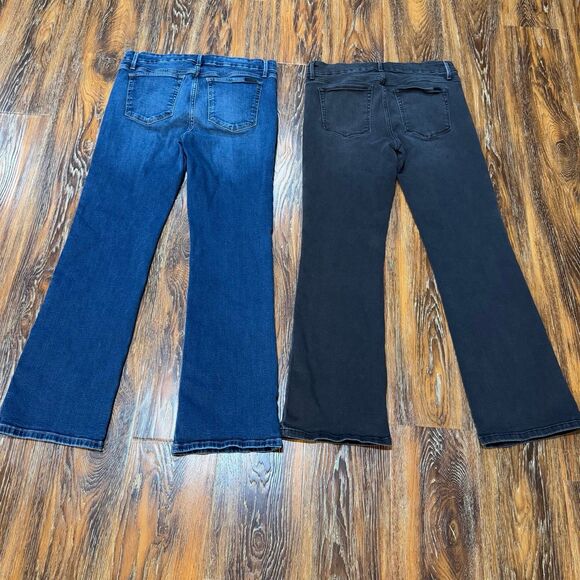 Joes Women’s Size 30 Flawless Provocateur Petit Bootcut‎ Denim & Black Jeans W30 - Picture 1 of 12